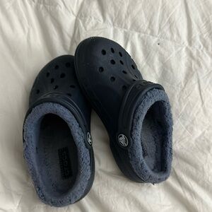 Navy blue crocs. Size 10/11